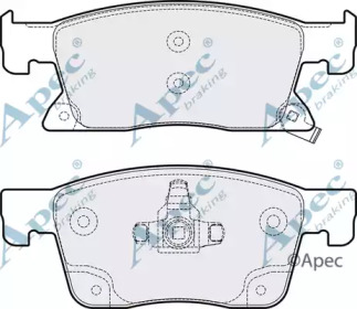 APEC BRAKING pad2101 -  Комплект тормозных колодок, дисковый тормоз